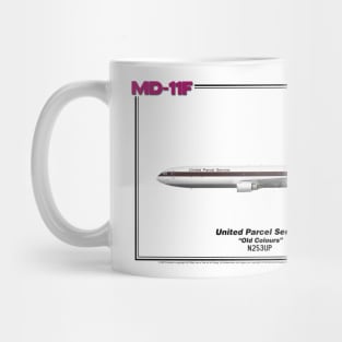 McDonnell Douglas MD-11F - United Parcel Service "Old Colours" (Art Print) Mug